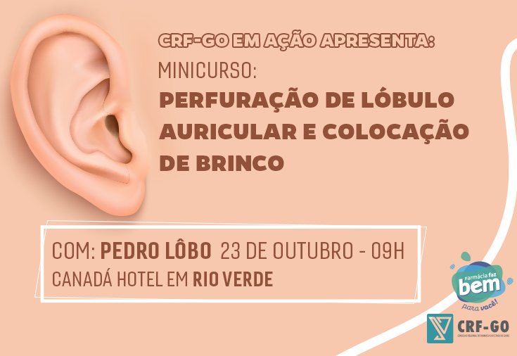 CRF-GO | CRF-GO realiza curso gratuito de perfuração de orelhas