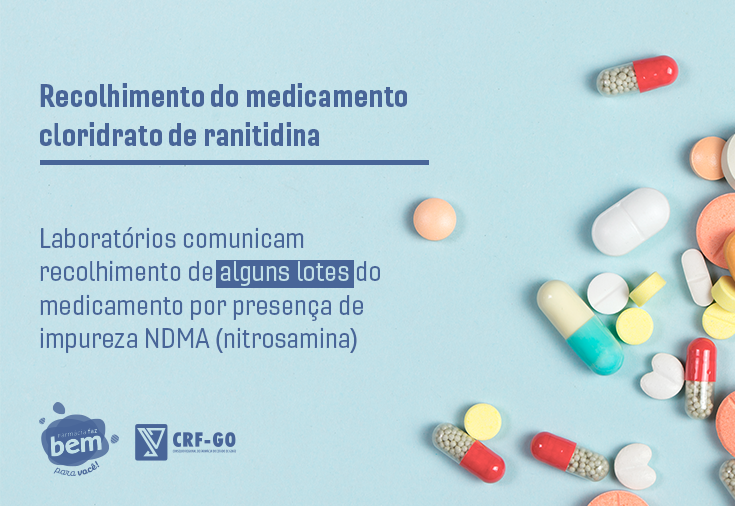 CRF-GO | Laboratórios recolhem fármacos com Cloridrato de ranitidina