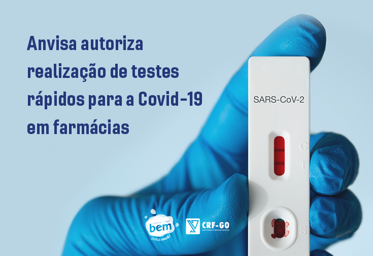CRF-GO | Farmácias podem realizar teste rápido para covid-19