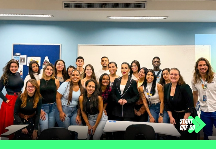 CRF-GO realiza Start CRF na Semana Nacional da Saúde da Faculdade Estácio