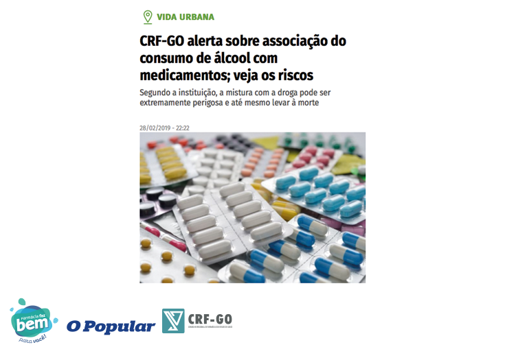 CRF-GO | Daniel Jesus alerta sobre riscos do uso de álcool com medicamentos