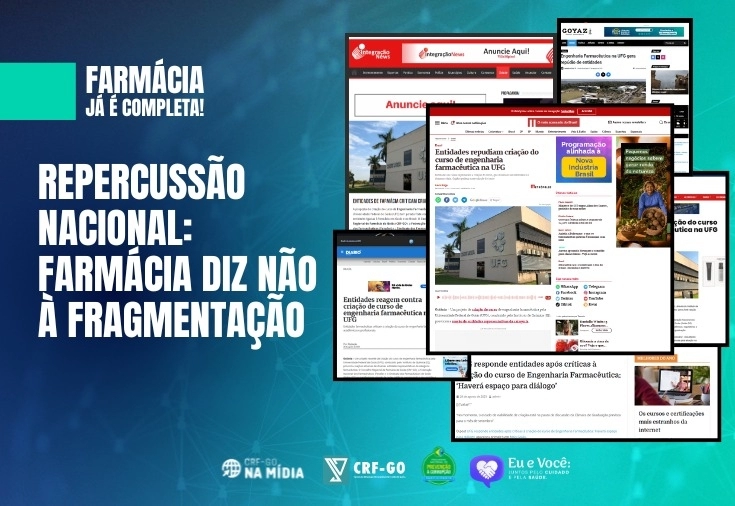 CRF-GO | Imprensa repercute nota do CRF-GO sobre a criação do curso de Engenharia Farmacêutica na UFG