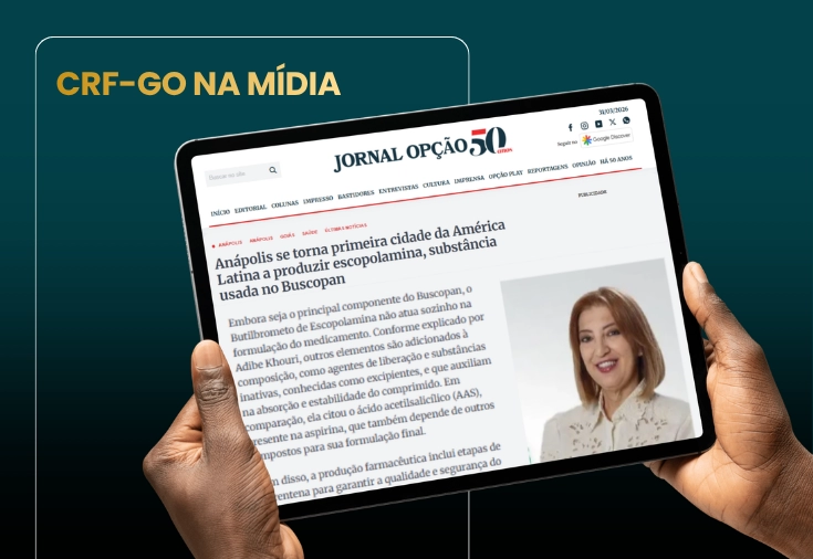 CRF-GO | CRF-GO destaca produção inédita de escopolamina em Anápolis e explica impacto para a saúde