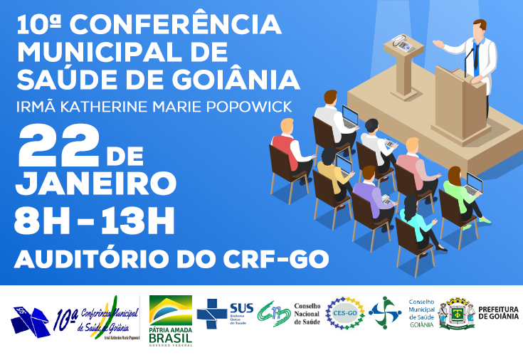 CRF-GO | CRF-GO sedia 10ª Conferência Municipal de Saúde