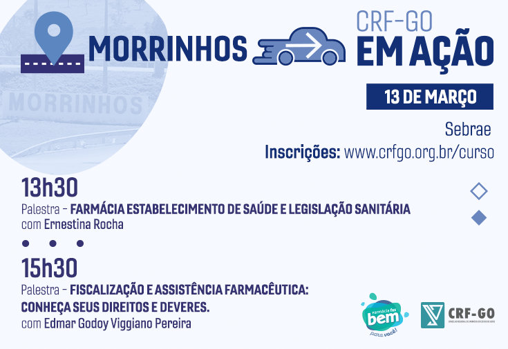 CRF-GO | Morrinhos recebe palestras com foco em qualificação profissional 