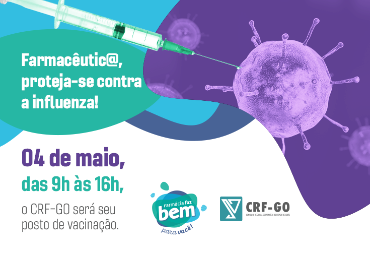 CRF-GO | CRF-GO será posto de vacinação conta influenza para farmacêuticos