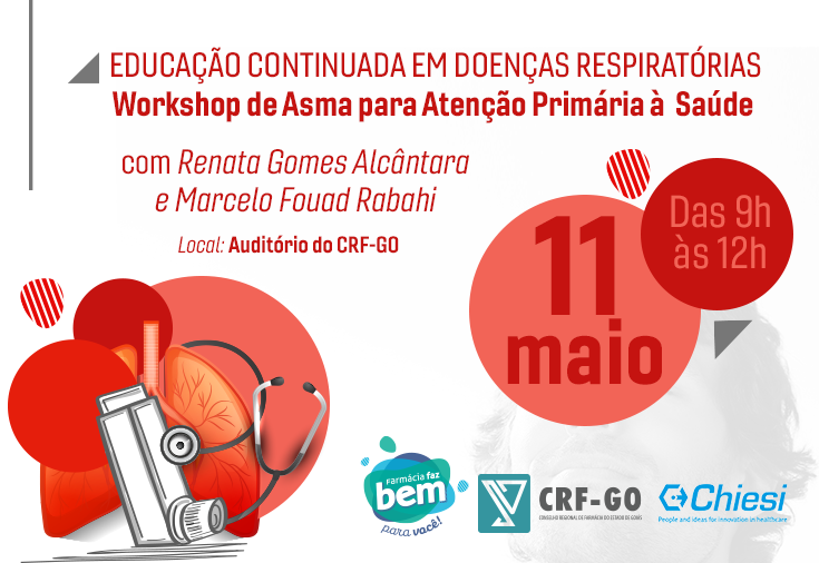 CRF-GO | CRF-GO realiza workshop com foco em asma