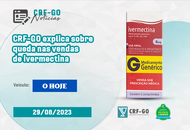 CRF-GO | Ineficaz para Covid-19, venda da ivermectina tem queda de 95%.