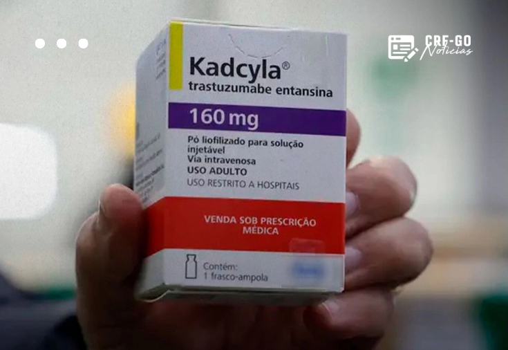 CRF-GO | Saúde recebe medicamento inédito para tratamento de câncer de mama no SUS