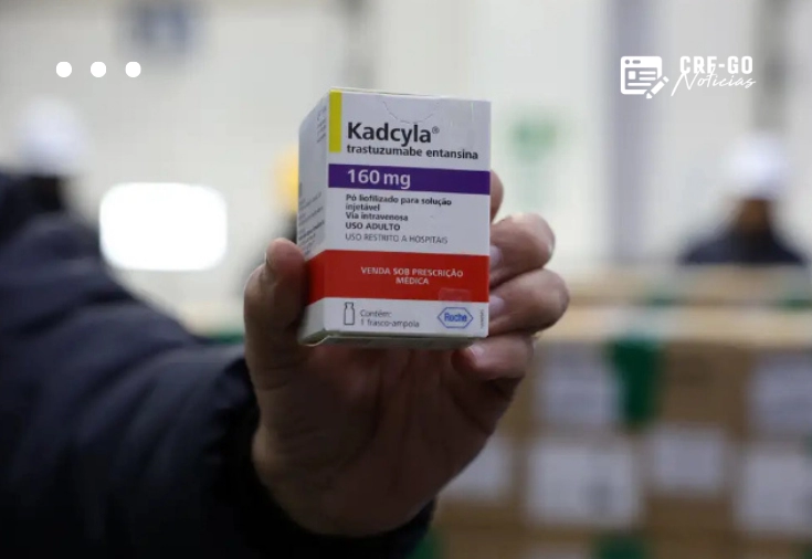 CRF-GO | Saúde recebe medicamento inédito para tratamento de câncer de mama no SUS