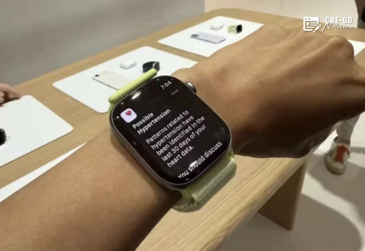 CRF-GO | Apple Watch passa a alertar usuários no Brasil sobre sinais de hipertensão