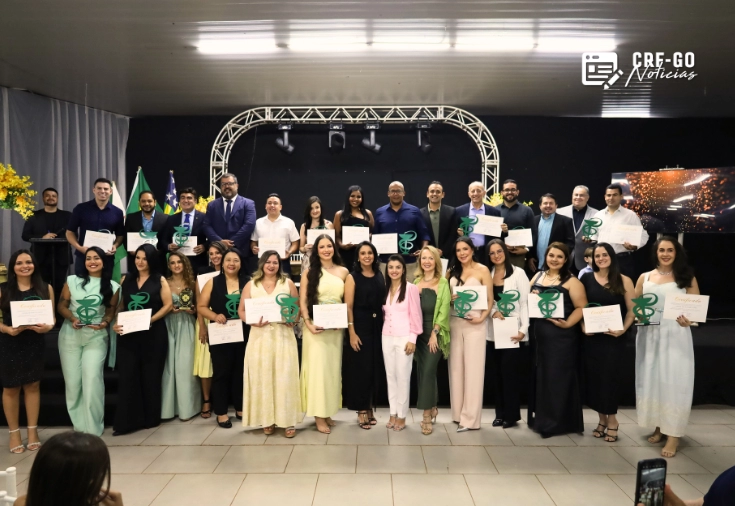 CRF-GO | CRF-GO homenageia farmacêuticos de Rio Verde e região em noite de reconhecimento, emoção e valorização da profissão