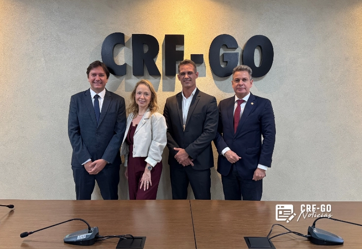 CRF-GO | CRF-AL realiza visita técnica ao CRF-GO para conhecer práticas de fiscalização e gestão administrativa