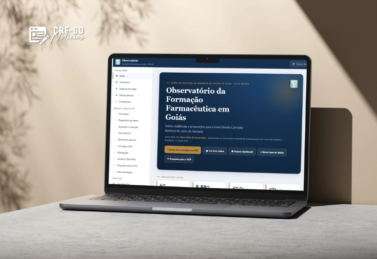 CRF-GO | Plataforma desenvolvida por coordenador do GTT de Ensino do CRF-GO reúne dados estratégicos sobre a formação farmacêutica no Brasil