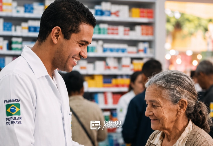 CRF-GO | Mulheres representam mais de 63% dos usuários atendidos pelo Farmácia Popular em 2026