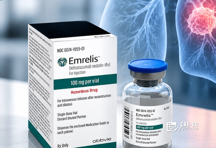 CRF-GO | Anvisa aprova novo medicamento para câncer de pulmão avançado; Brasil é o segundo país a autorizar terapia