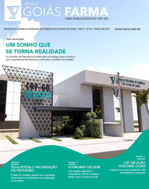 Capa da edição 29 da revista Goiás Farma