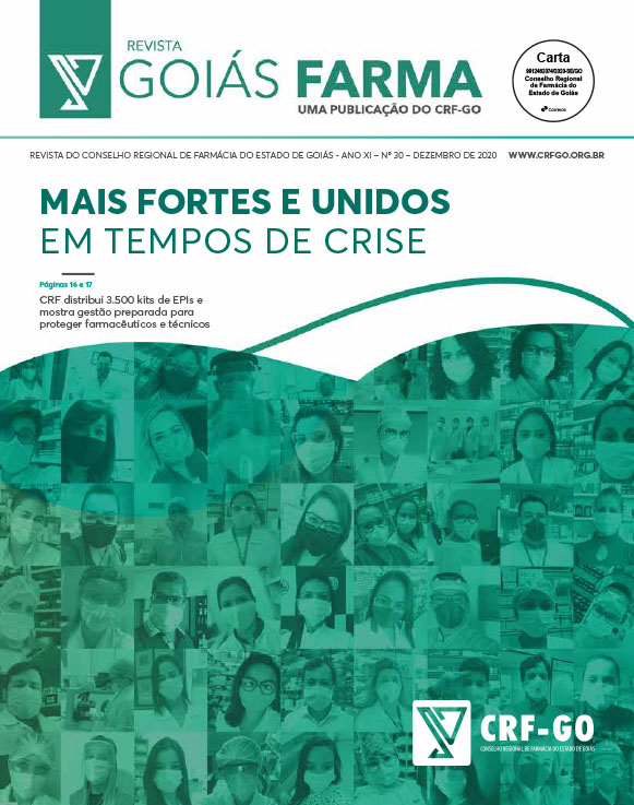 Capa da edição 30 da revista Goiás Farma